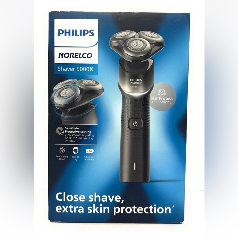 Philips Norelco Shaver 5000X, Rechargeable Wet and Dry Shaver X5004/84 BRAND NEW